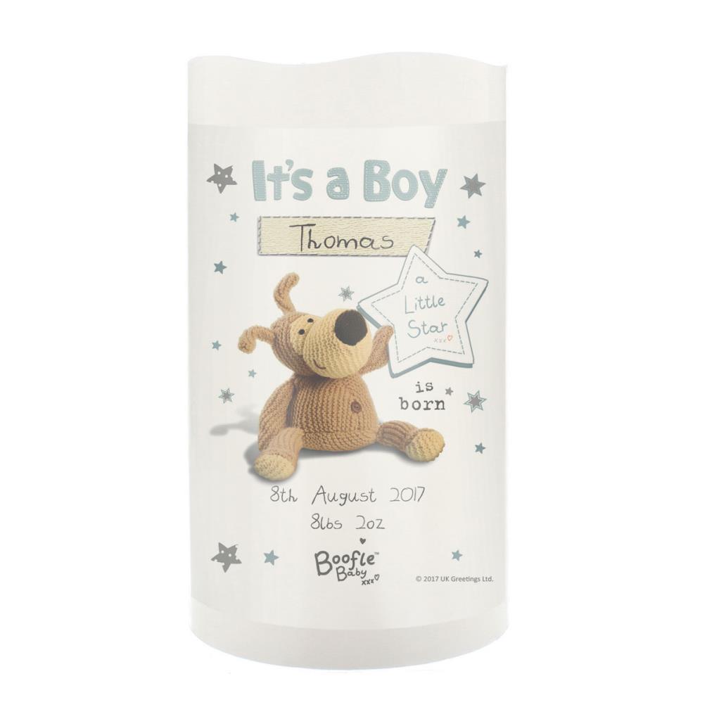 Personalised Boofle It's a Boy Nightlight LED Candle £13.49